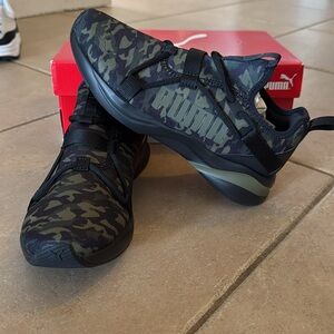 NEW PUMA Softride Rift Slip On Camo Jr Sneaker Boys Youth Slip On